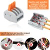 CEEYSEE 25 Pcs Compact Wire Connectors 3 Port Diy Electrical
