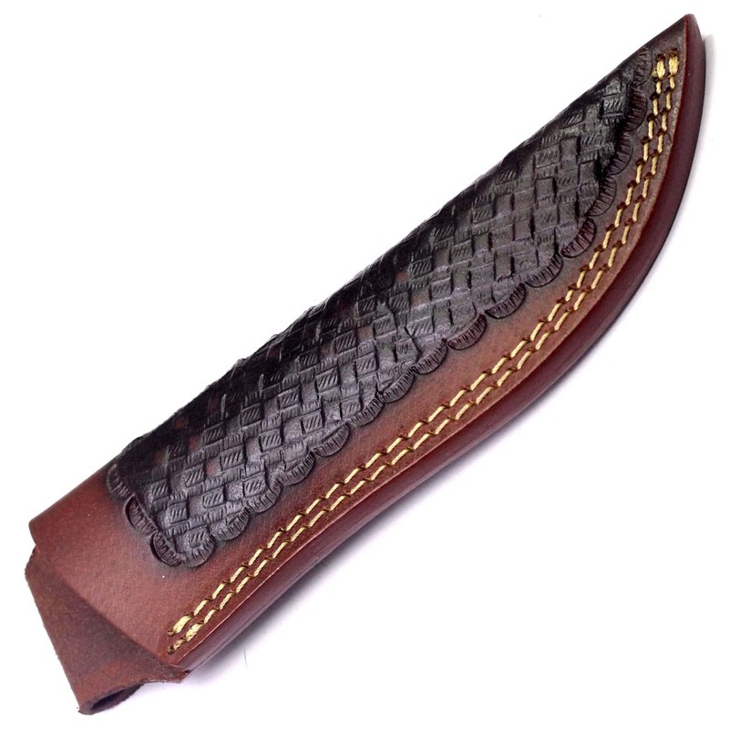 8" long handmade leather sheath knife sheath for 8"—9" fixed