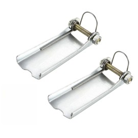 2 Pack Steel Safety Hooks Latch Replacement Kit for Clevis Slip Hook Truck Trailer Towing Receiver Hitch, Silver, 3T