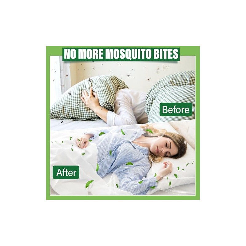 4 Pack Mosquito Repellent Outdoor Patio, Peppermint Mosquito Repellant Cream
