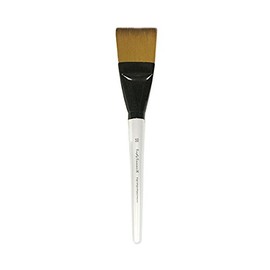 Simply Simmons Short Handle Flat X-Large Soft Synthetic Brush, Multicolor