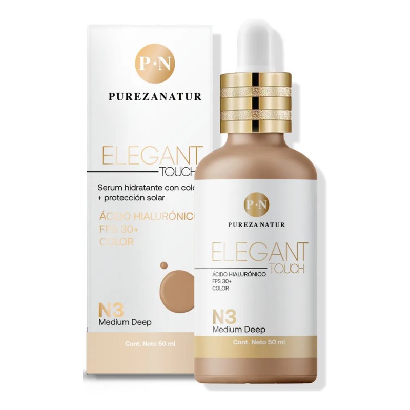 Serum Facial Ácido Hialurónico + Fps 30 + Tono Elegant