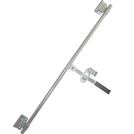 Rugged Trail Products 55" Zinc-Plated Cam Bar Lock Assembly with Hasp | Cargo Trailer Side Door Lock | Weather Resistant | Universal Fit | Secure Closure