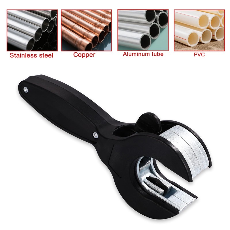 Ratcheting Pipe Cutter Tool for 5/16"-1-1/8" (8-29mm) Stainless Steel, Copper,