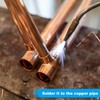 PATIKIL 1/2" ID 0.8mm Thick Elbow Copper Fitting, 12pcs 99.9%