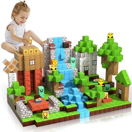 BPDDKA Juguetesde Bloques de Construcción para Niños de 100 Piezas, Set de Construcción con Bloques 3D, Regalo Ideal para Niños y Niñas. ((100 Piezas) Jungla)