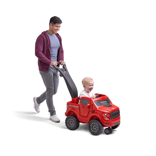 Step2 2-in-1 Ford F-150 Raptor | Kids Ride On Push Car | Red (483600)