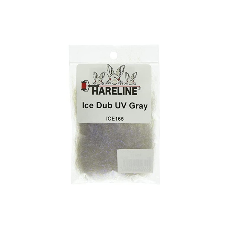 Hareline ICE Dub Dubbing (UV Gray)