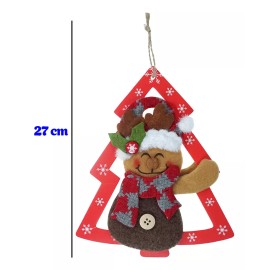 Jands Distribution Adornos Corlgantes Varia Figuras En Pino De Cartón 6 Pz