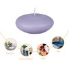 Zest Candle 12-Piece Floating Candles, 3-Inch, Lavender