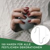 Nordstern Christmas Tree Decorations Quick Hangers Pack of 150 -