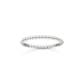Thomas Sabo Recycled 925 Sterling Silver Ring, Size 48, TR2122-001-12-48, Precious metal, None