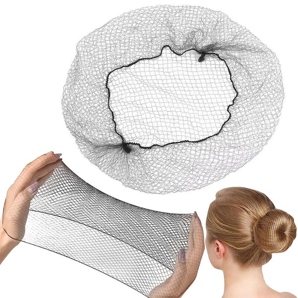 EODKSE Invisible Hair Nets - Elastic Hair Net for Bun