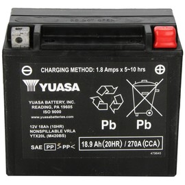 Yuasa YUAM420BS YTX20L Battery