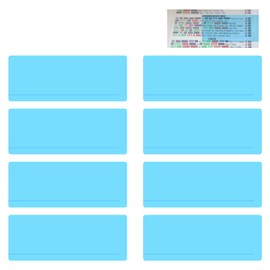 Keggaen 8pcs Mahjong Line Reader, Mah Jong Cards Guide and Line Finder for Strategy Tool for Travel, Parties, Mahjong Accessories Gifts for Beginner