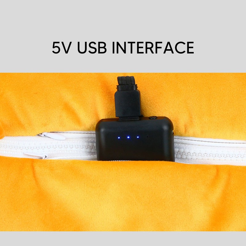 Electric Hot Compress Bag USB 5V 3 Gears Washable Electric