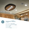 Manufacturers' Select ITC Radiance RV LED Overhead Light with Warm