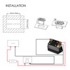 Jayron LCD Digital Hour Meter AC 86V to 230V Resettable