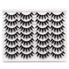Losha Eyelashes Natural Look Faux Mink Lashes Pack Handmade Fluffy