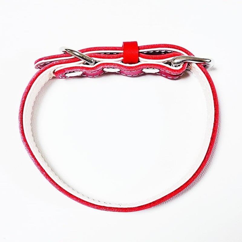 Beanspet Dog Collar, Dog Collar, Colorful Belt, Genuine Leather, Nume