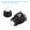 sourcing map Garbage Disposal Air Switch Button 34mm Dia Self