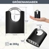 ZHEGE Large Heavy Combination Lock, Combination Lock, 4 Digits, High