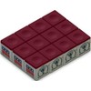 Silver Cup SC-12-BURGUNDY Chalk Dozen Box, Burgundy