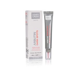 MartiDerm SHot Arbutin Dark Spots, Efecto despigmentante, Ilumina y Unifica el tono de la piel. 20 ml