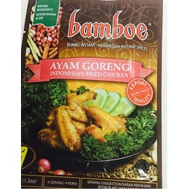 Bamboe Bumbu Ayam Goreng Indonesian Fried Chicken Spice Mix, 33 Gram (Pack of 9)