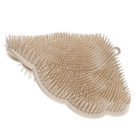 Ipetboom Shower Back Scrubber Wall Mount Exfoliating Foot Back for Shower Wall TPE Body Scrubber Mat Suction Cups Non-Slip Design