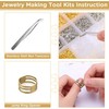 AIEX 2374 Piece Earring Making Kit for Jewellery Making and