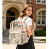 abshoo Big Heavy Duty Clear Backpack for School Girls Boys