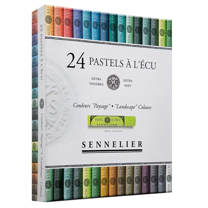 Sennelier Set of 24 Soft Landscape Pastels in Ecu Pastel