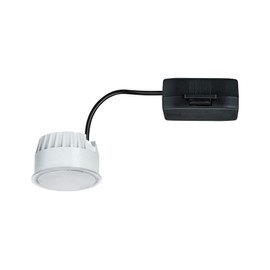 Paulmann Nova 93069 LED Recessed Light Module Coin Round 50 mm 6 W 470 lm 230 V 2700 K Satin Round Ceiling Spotlight Plastic