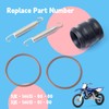 GLOXTED 3JE-14615-00-00 Expansion Chamber to Silencer Coupler Seal and Spring