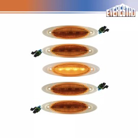 EVERESTHD Cab Marker Light LED Front Top Roof Light Amber Fit For International LT/ LT625