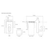 VICTORIA M Klemmfix Bracket for VICTORIA M Bamboo Roller Blinds,