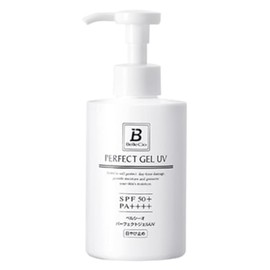Bercio Perfect Gel UV TA 7.1 oz (200 g) / SPF 50+ PA++++ UV Protection Sunscreen, UV Protection, UV Care, UV Gel, Pump Type, Face, Body, Whole Body, Large Capacity, No Cleansing Necessary, Makeup Base