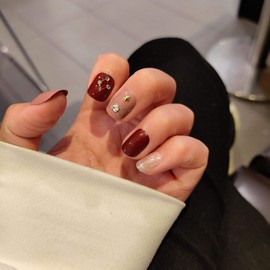 24 Pieces Girly Nails, Unique, Unique Nails, Constellations, Decorative, Elegance, Dreamy, Banquet, Kimono, Kimono, Medium Length, False Nails, False Nails