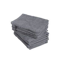 Pack of 10 Wash Mitts, 15 x 21 cm, 100% Cotton