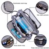 WANDF Toiletry Bag Water-Resistant Nylon Travel Wash Bag Lightweight Dopp