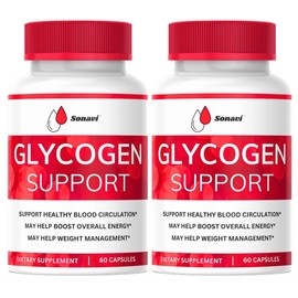 Sonavi Sonavi Glycogen Support | Glycogen Supplement | Glycogen Super Flow Support | Glycogen Capsule Use for Men & Women (120 Capsule) (2 Pack)