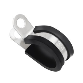 HXH 30PCS 3/4 Inch Loop Clamps（Accessories Included）, Cushion Clamp Industrial-Strength Stainless Steel with Advanced Insulation