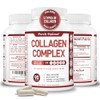 Premium Multi Collagen Peptide Capsules (Types I,II,III,V,X) - Anti-Aging Formula,