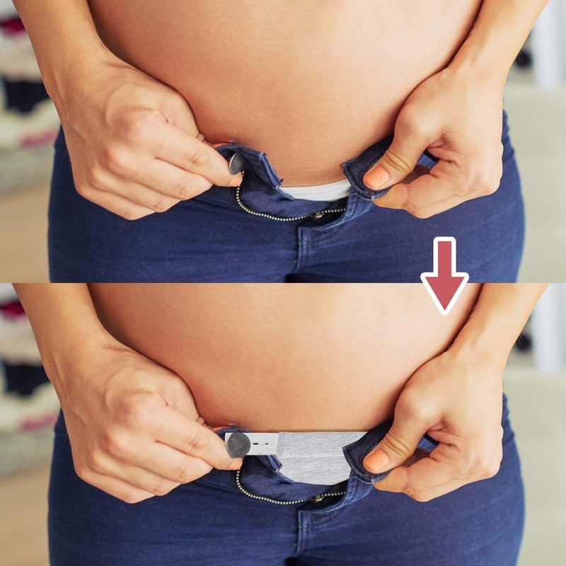3 Pcs Waist Extender Maternity Pants Extender Pregnancy Band Extender