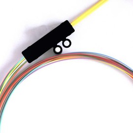 5er Link Technology 12 strand Fiber Optic Buffer Tube Fan-Out Kit 25" long. Field installable fanout solutions for transitioning 250μm fibers to 900um for direct connector termination (12 Strand)