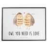 Mr. & Mrs. Panda Desk Mat Owl Love - Gift,