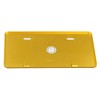 POSH 500191-04-10 Motorcycle Aluminum License Plate, Large, For 4.5 fl