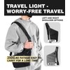 IUHFSIFS Upgrade Anti-Theft Bag 【0 Load - Comfortable Ergonomics】 Anti-Theft
