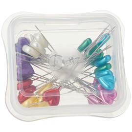 Dritz 130 Pines perlados, corazón, 2-1/8 Pulgadas (35 Unidades)